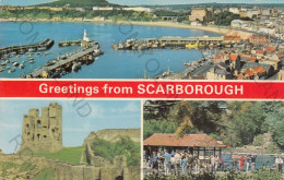 CARTOLINA  C9 SCARBOROUGH,YORKSHIRE,INGHILTERRA,REGNO UNITO-GREETINGS FROM SCARBOROUGH-VIAGGIATA 1981 - Scarborough