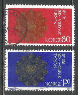 Norway 1972 Used Stamps Mi.# 635-636 - Oblitérés