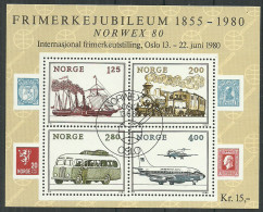 Norway 1980 Used Block  - Blocks & Sheetlets
