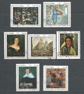 Caribbean 1970 Year , Used Stamps Painting Mi.# 1619-25 - Gebraucht