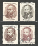 Czechoslovakia 1951 Year Used  Stamps Set  - Used Stamps