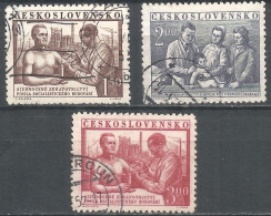 Czechoslovakia 1952 Year Used Stamps Set - Usati