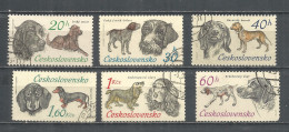 Czechoslovakia 1973 Year Used  Stamps Set Dog - Gebraucht