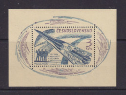 CZECHOSLOVAKIA  - 1964 Three Manned Space Flight Miniature Sheet Never Hinged Mint - Blocks & Kleinbögen