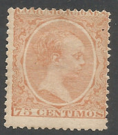 SPAIN 1889 Year, Mint Stamp (*) Mi # 198 - Unused Stamps