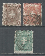 Italy 1896 Year Used Stamps , Michel 71-73 - Usati