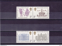GB 1973 INIGO JONES Yvert 691-694, Michel 628-631 Se Tenant NEUF** MNH Cote 3,50 Euros - Unused Stamps