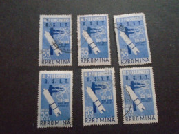 D202275   Romania - 1957  -  Lot Of 6 Used Stamps   ASIT Congress     1645 - Used Stamps