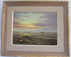 COSTENOBLE August Schilderij O/P Peinture HSP Painting MARINE Zeezicht Zee Kust Brugse School Brugge Brugse Kring 46 - Oils