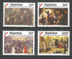 Rwanda 1990 Year ,mint Stamps MNH(**) Mi.# 1421-1424 - Nuovi