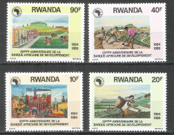 Rwanda 1990 Year ,mint Stamps MNH(**) Mi.# 1429-1432 - Neufs