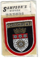 Ref 1 - Blason , écusson : Badges En Tissu . YORSHIRE , W.R . - Sonstige & Ohne Zuordnung