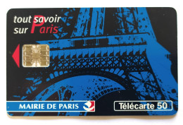 Télécarte France - Mairie De Paris - Sin Clasificación