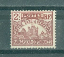 MADAGASCAR - TIMBRES-TAXE N°8 SANS GOMME. - Timbres-taxe