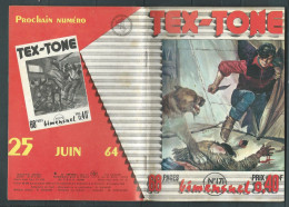 Tex-Tone  N° 171 - Bimensuel  " Bienfait De La Magie    " - D.L.  2è Trimestre 1964 - Tex0501 - Small Size