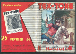 Tex-Tone  N° 163 - Bimensuel  "  Le Fils Du Juge  " - D.L.  1er Trimestre 1964 - Tex0601 - Petit Format