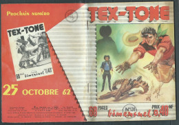 Tex-Tone  N° 131 - Bimensuel  " La Terrible Chevauchée  " - D.L.  10 Octobre 1962 - Tex0604 - Petit Format