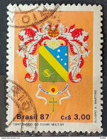 C 1552 Brazil Stamp 100 Years Of Military Club Coat 1987 Circulated 2 - Gebruikt