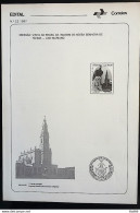 Brochure Brazil Edital 1987 22 Our Lady Of Fatima Religion Without Stamp - Lettres & Documents