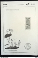 Brochure Brazil Edital 1987 06 Panamericans Games Without Stamp - Lettres & Documents