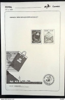 Brochure Brazil Edital 1987 04 Postal Services ECT Sac Postal Without Stamp - Lettres & Documents