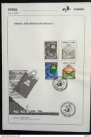 Brochure Brazil Edital 1987 04 Postal Services ECT Letters Sac Postal WITH STAMP CBC DF BSB - Lettres & Documents