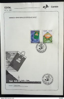 Brochure Brazil Edital 1987 04 Postal Services ECT Letters Sac Postal CBC DF BRASILIA - Lettres & Documents
