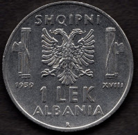 1939 Regno Vitt Eman III° Colonia D'Albani 1 Lek 1939 XVIII - Albanië