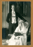 " PRINZ LUDWIG PHILIPP Von THURN And TAXIS - ELISABETH Von LUXEMBOURG-NASSAU "  Carte Photo 1922 - Famille Grand-Ducale