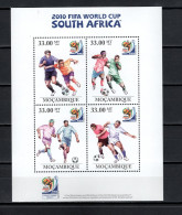 Mozambique 2010 Football Soccer World Cup Sheetlet MNH - 2010 – Zuid-Afrika