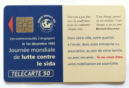 Télécarte France - Sida Info Service - Sin Clasificación
