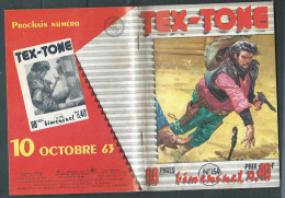 Tex-Tone  N° 154 - Bimensuel  "  Un Ane Glouton   " - D.L.  3 Tr. 1963 - Tex0802 - Petit Format