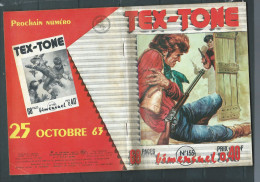 Tex-Tone  N° 155 - Bimensuel  "  La Purge De Bronwood   " - D.L.  4è Tr. 1963 - Tex0803 - Petit Format