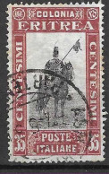 ERITREA - 1930 - LANCIERE - C. 35 - USATO (YVERT 149 - MICHEL 155 - SS 160) - Eritrea