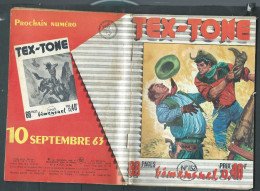 Tex-Tone  N° 152 - Bimensuel  "   Fièvre   " - D.L.  3è Tr. 1963 - Tex0804 - Petit Format
