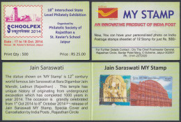 Inde India 2014 Mint Stamp Booklet Schoolpex, Exhibition, School, St. Xavier's, Jaipur - Altri & Non Classificati