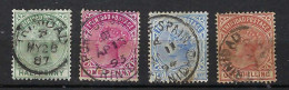 TRINITE & TOBAGO 1860-72: Les Y&T 29,18,30,26 Obl. - Trindad & Tobago (...-1961)