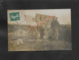 AGRICULTURE CARTE PHOTO PERSONNAGES CHARETTE ET CHIEN  CACHET DE VERT SEINE ET OISE : - Bauernhöfe