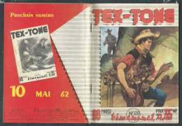 Tex-Tone  N° 120 - Bimensuel  " L'école Du Courage    " - D.L.  25 Mars 1962-   - Tex1003 - Petit Format