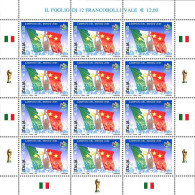 Foglietto Calcio Italia Campione Del Mondo 2006 Nuovo - 2001-10: Mint/hinged