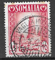 SOMALIA  - 1950 - TORRE - C35 - USATO (YVERT 214 - MICHEL 250 - SS 7) - Somalia (AFIS)
