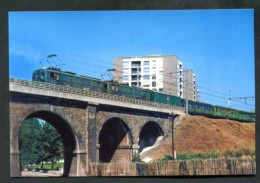 Photo-carte "Locomotives T110 Et T121 RATP Tractant Une Rame De Métro Sprague De Fontenay-sous-Bois à Boissy-St-Leger" - Subway