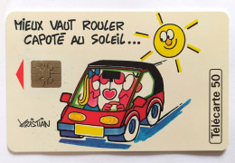 Télécarte France - Mieux Vaut Rouler Capote Au Soleil - Unclassified