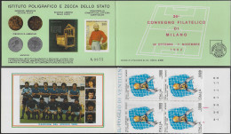 1982 Italia World Cup Booklet Zoff Variety Unificato N. LR3A - 1971-80: Mint/hinged