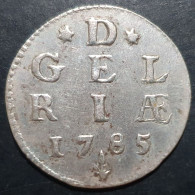 Provincial Dutch Netherlands Gelria Gelderland 2 Stuiver 1785 Silver - Monnaies Provinciales