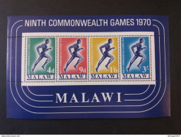 MALAWI 1970 9 JEUX DU COMMONWEALTH A EDIMBOURG MNH $ - Malawi (1964-...)