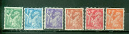 YT N°649 à 652 654 655  Neufs - 1939-44 Iris