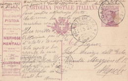 2305 - REGNO - Intero Postale Pubblicitario " VILLE SBERTOLI " Da Cent.25 Del 1922 Da Castellana A Napoli - Publicité