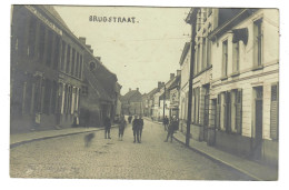 Ingelmunster   FOTOKAART Van De Brugstraat Tijdens De Eerste Wereldoorlog - Ingelmunster