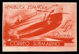 (*) 777ccas. Submarino. 4 Ptas. Firmado Graus. - Variétés & Curiosités